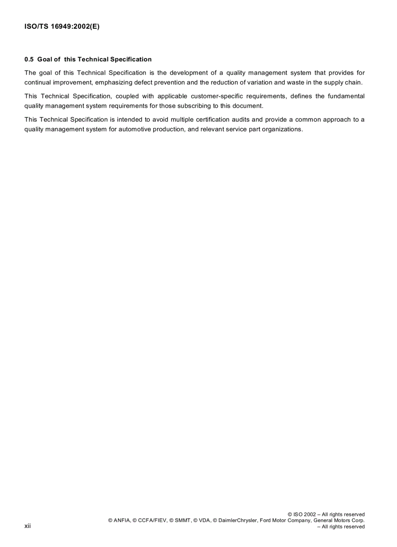 image for page ISO TS16949 2002 English version