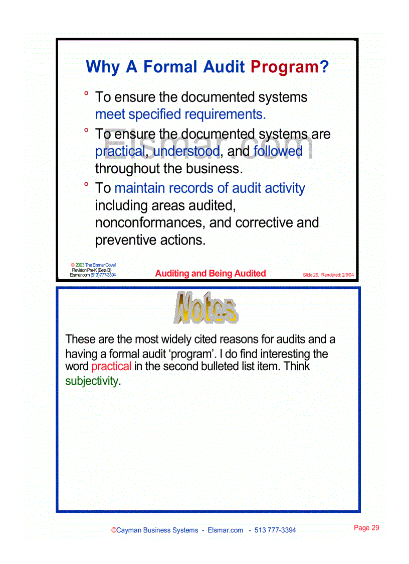 image for page The Quality Audit Auditing and Being Audited