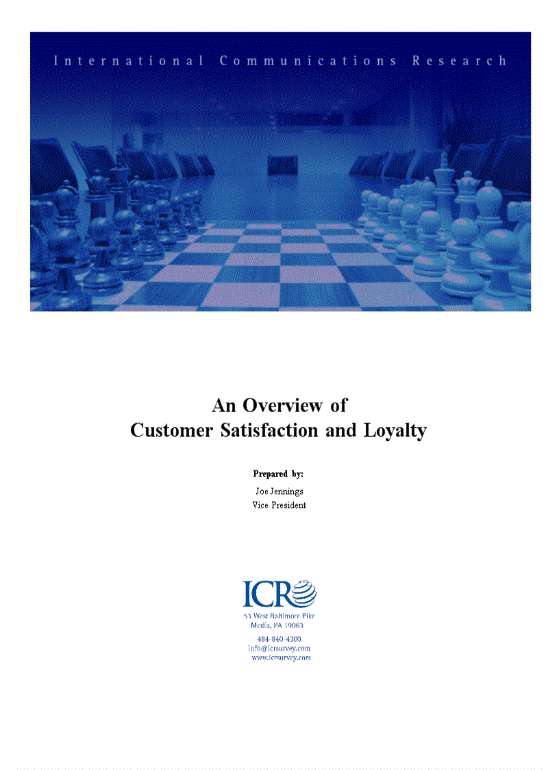 image for page An Overview of Customer Satisfaction and Loyalty