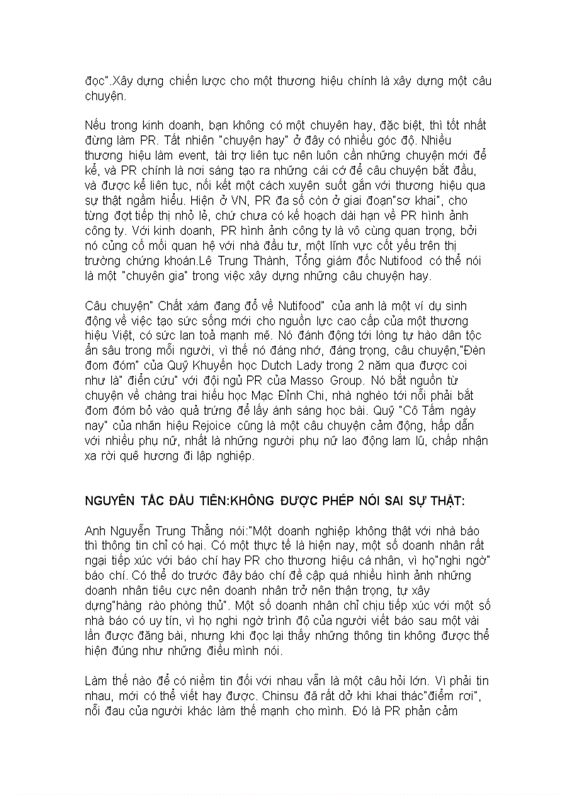 image for page Tam giác PR Doanh nghiệp và Báo chí 1