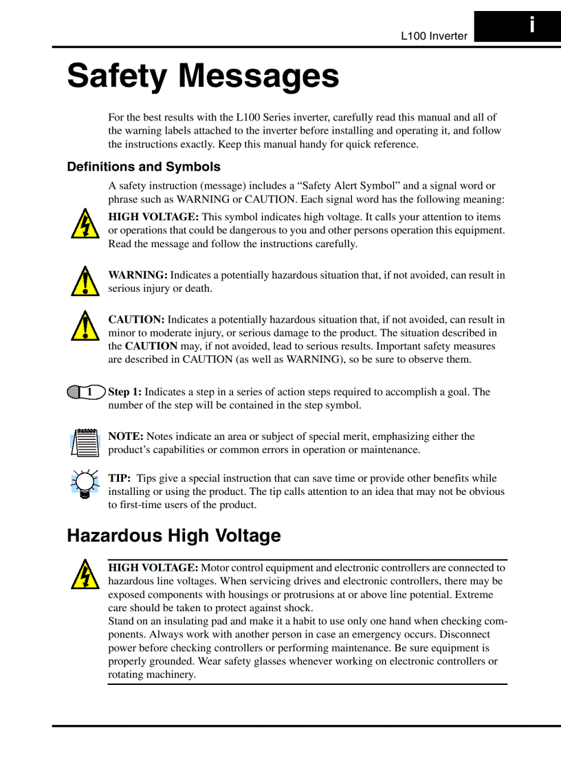 image for page Tài Liệu Biến Tần Hitachi L100 Manual
