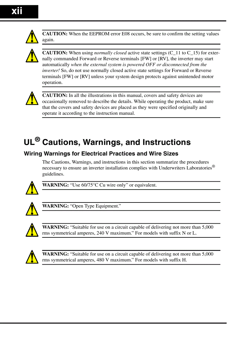 image for page Tài Liệu Biến Tần Hitachi L100 Manual