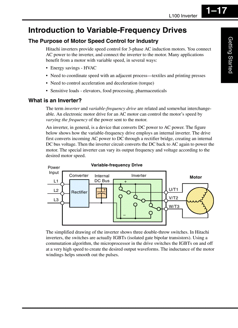 image for page Tài Liệu Biến Tần Hitachi L100 Manual