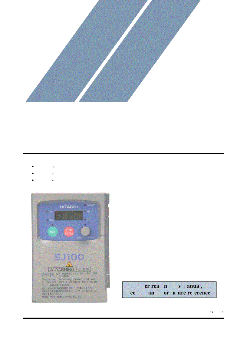 image for page Tài Liệu Biến Tần Hitachi SJ100 Manual