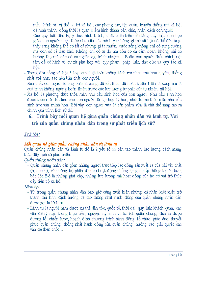 image for page 12 Câu Hỏi Ôn Tập Triết Học Mac lênin