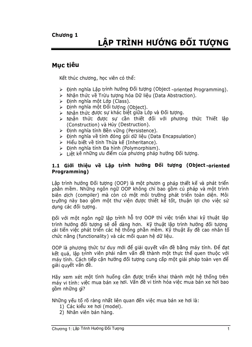 image for page CoreJava Chương 1 Lập trình hướng đối tượng