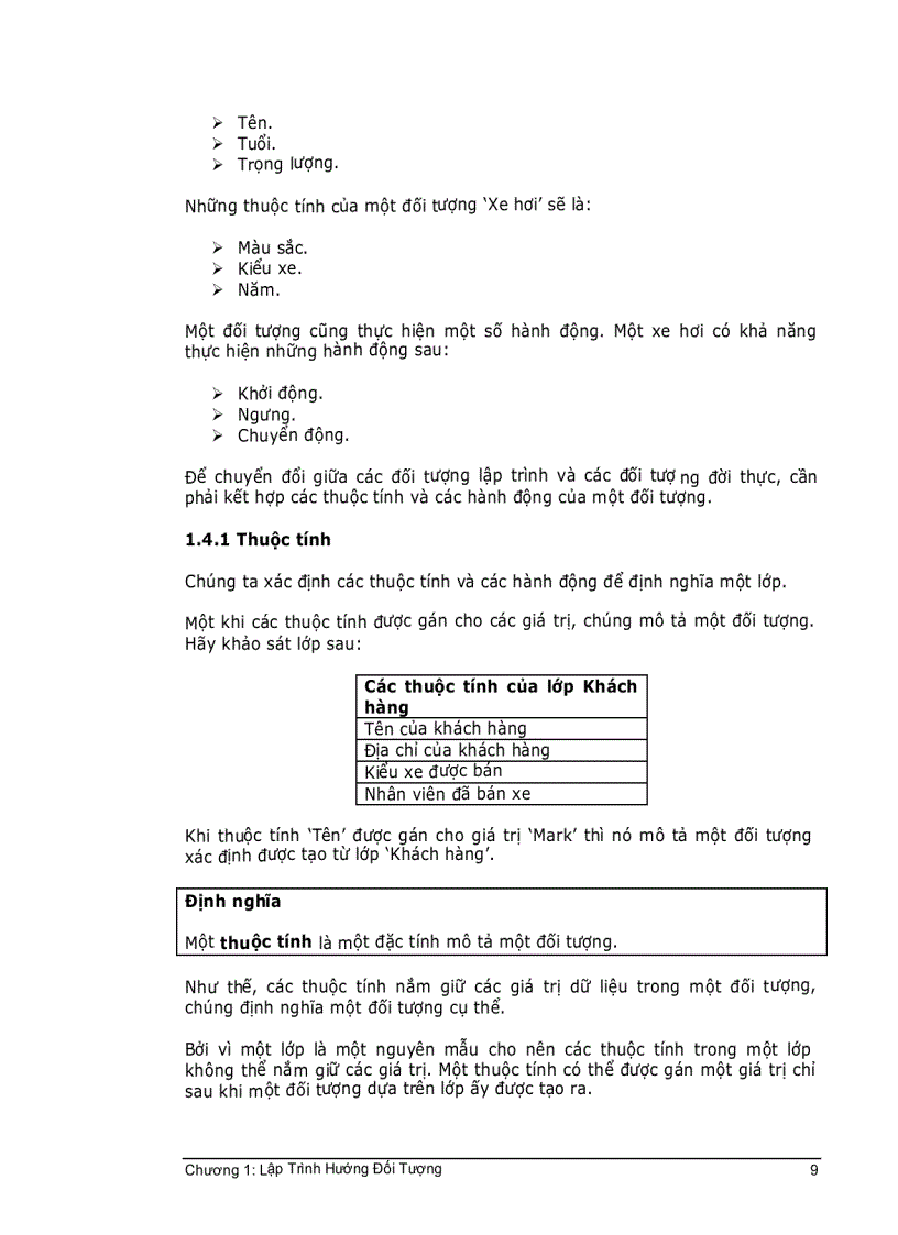 image for page CoreJava Chương 1 Lập trình hướng đối tượng