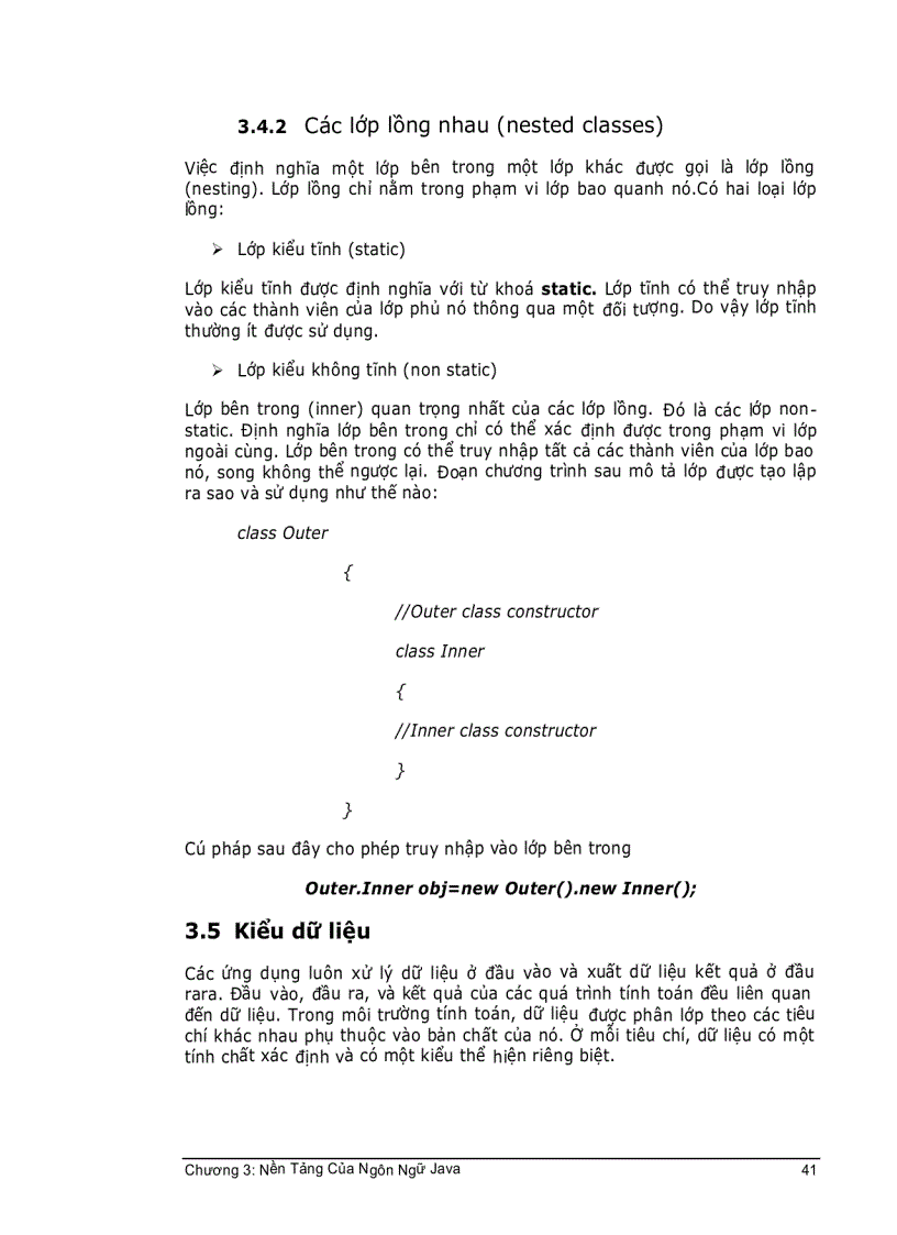 image for page CoreJava Chương 3 Nền tảng của ngôn ngữ Java