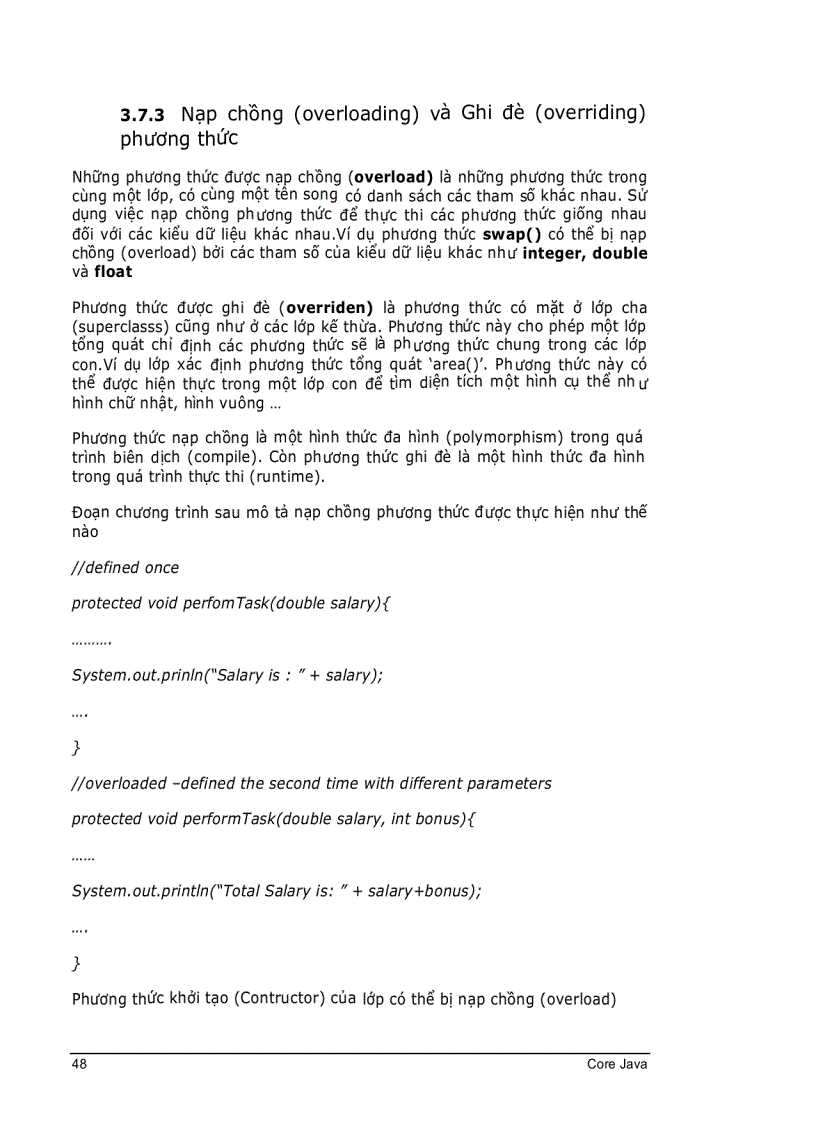 image for page CoreJava Chương 3 Nền tảng của ngôn ngữ Java