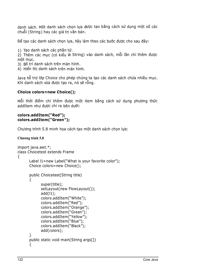 image for page CoreJava Chương 5 AWT
