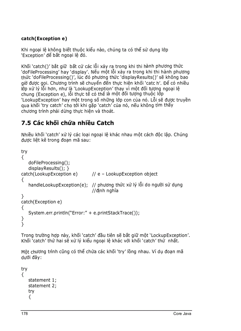 image for page CoreJava Chương 7 Xử lí ngoại lệ