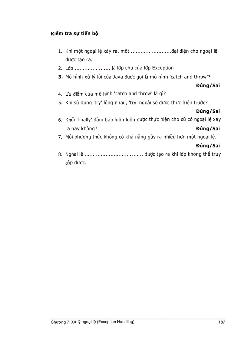 image for page CoreJava Chương 7 Xử lí ngoại lệ