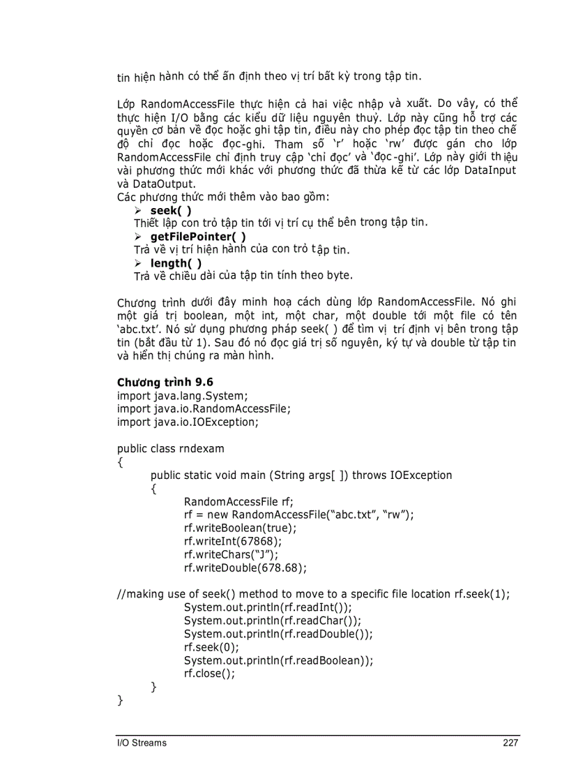image for page CoreJava Chương 9 Dòng vào ra I O