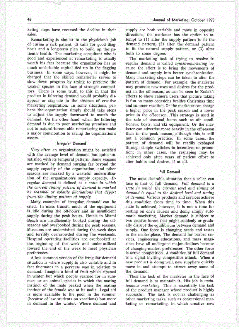 image for page The Major Task of Marketing Management Philip Kotler