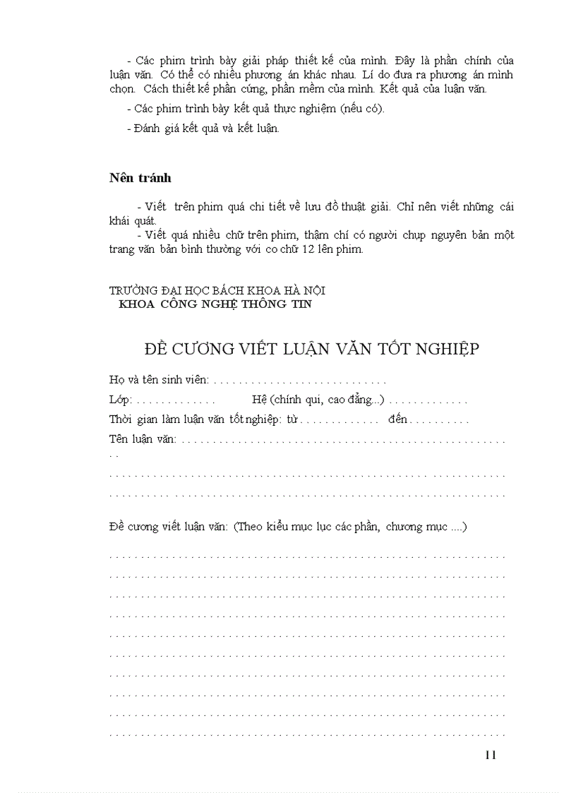 image for page Tài liệu hướng dẫn sinh viên khi làm luận văn tốt nghiệp