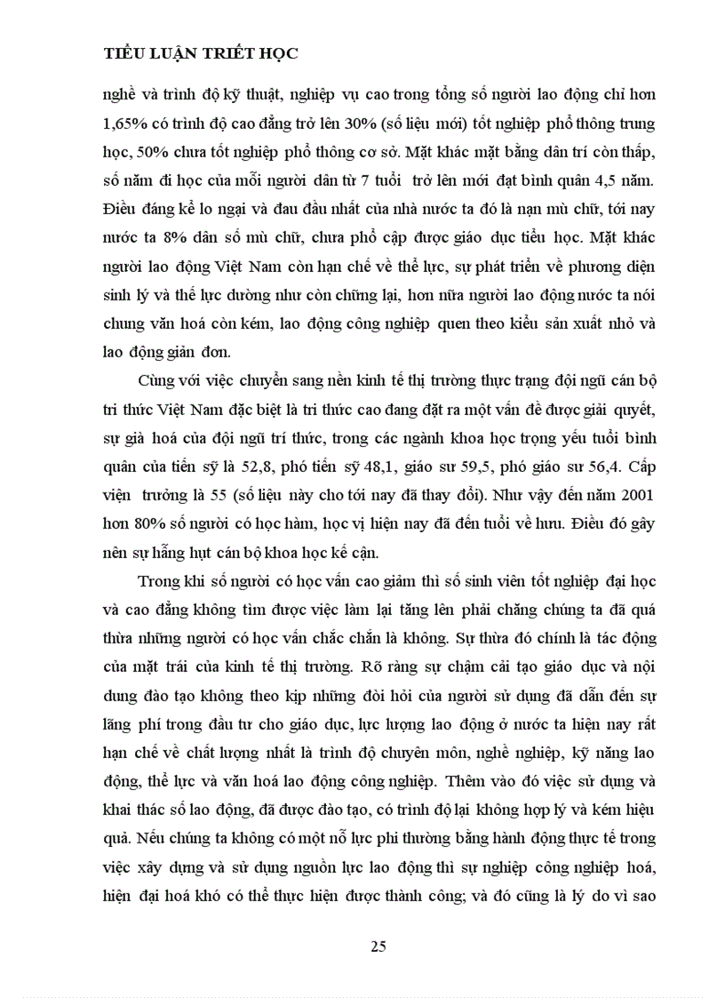 image for page Lý luận của chủ nghĩa Mác con người và vấn đề con người trong sự nghiệp CNH HĐH đất nước