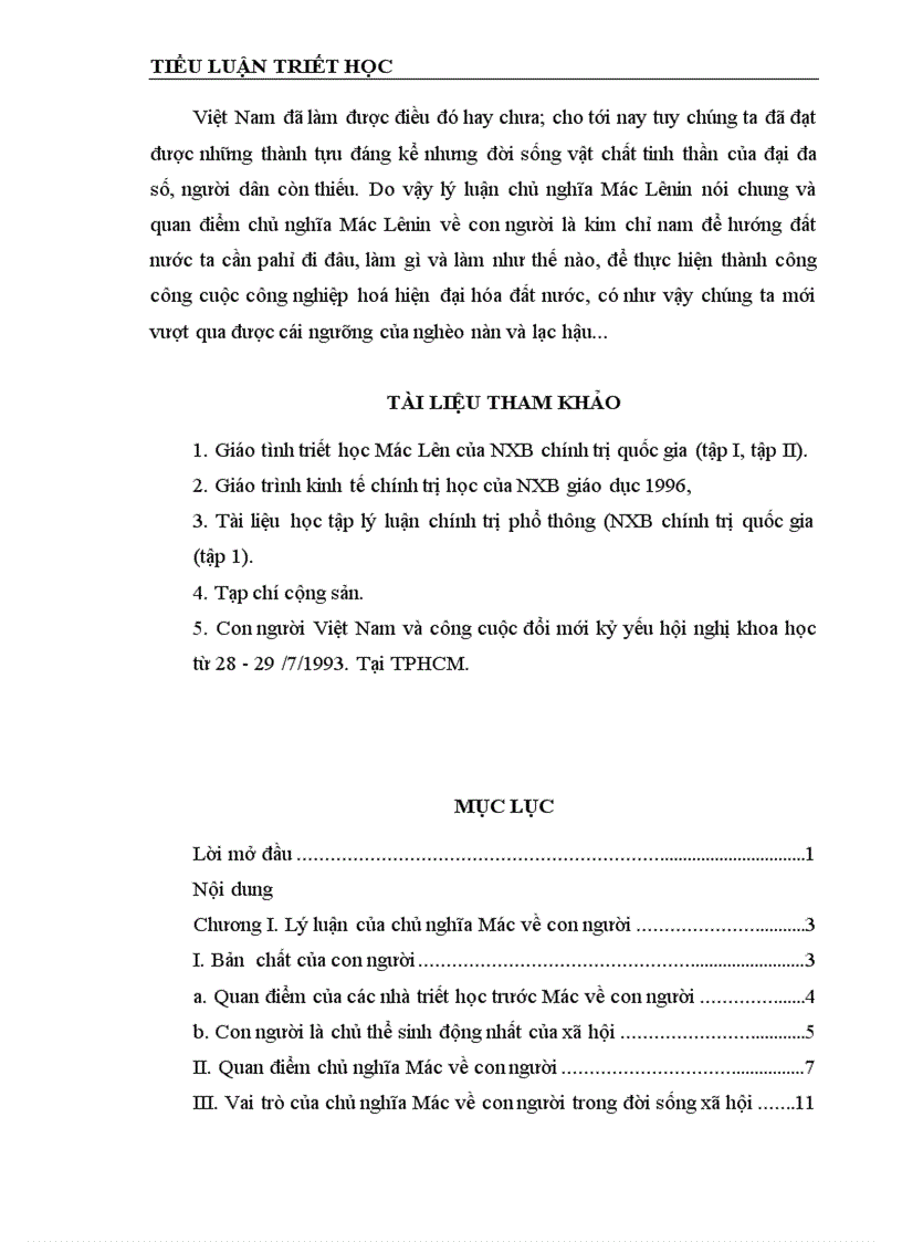 image for page Quan điểm của chủ nghĩa Mác về con người