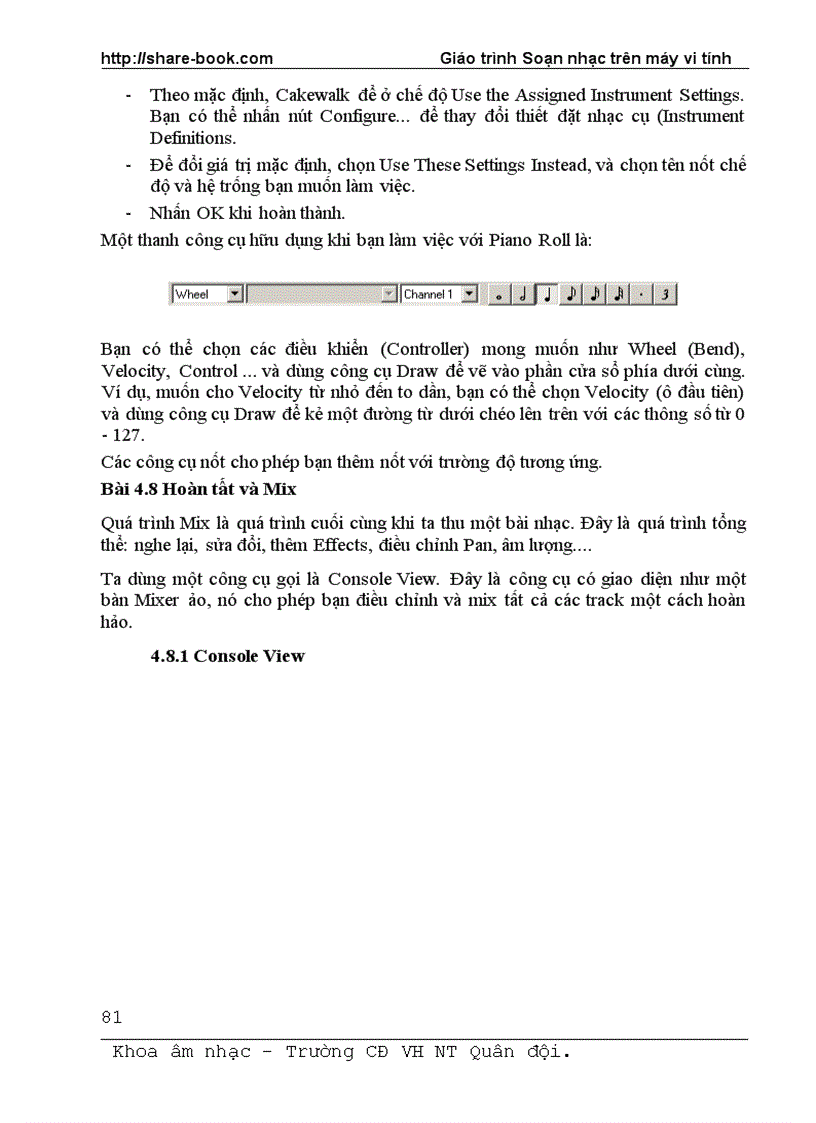 image for page Giáo trình Soạn nhạc trên máy vi tính