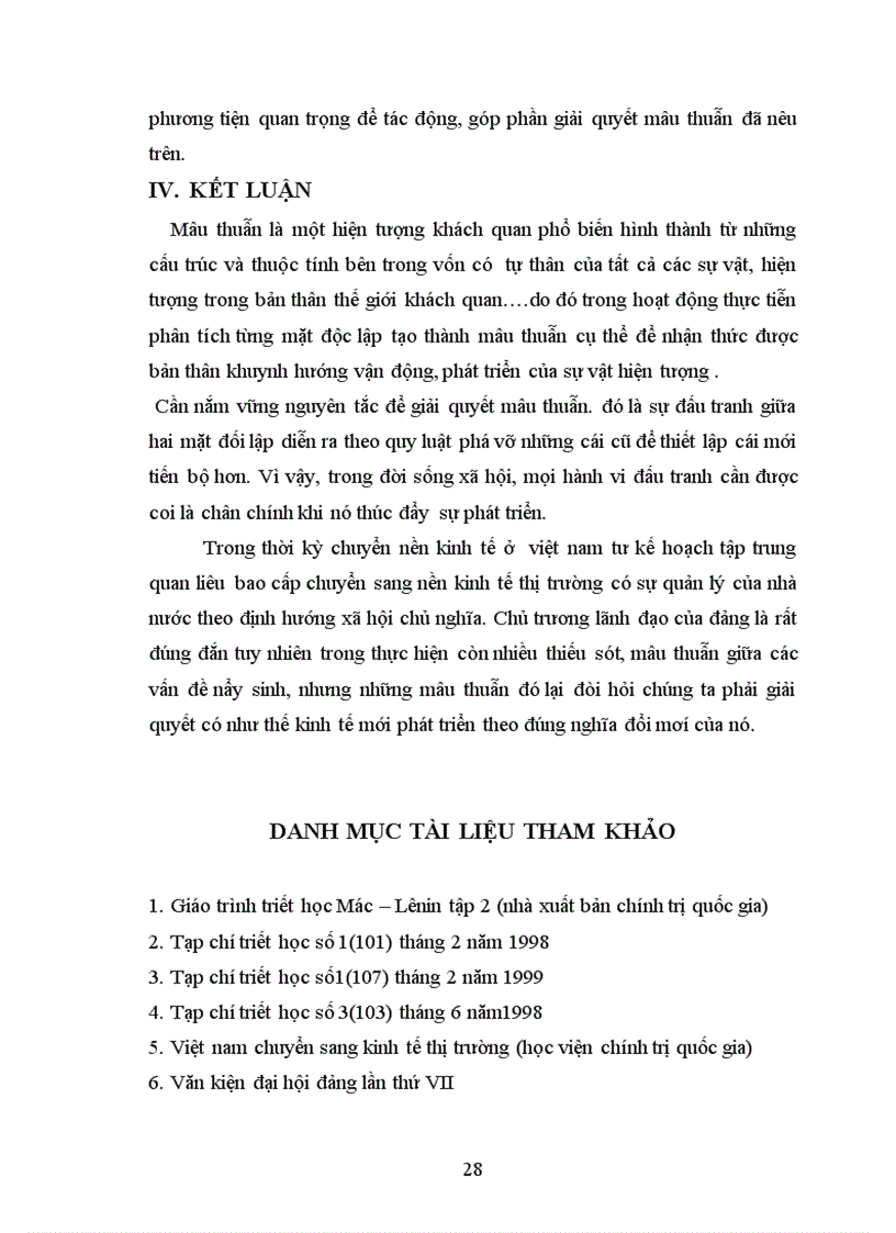 image for page Mâu thuẫn biện chứng trong quá trình XD nền kinh tế thị trường theo định hướng XHCN ở Việt Nam