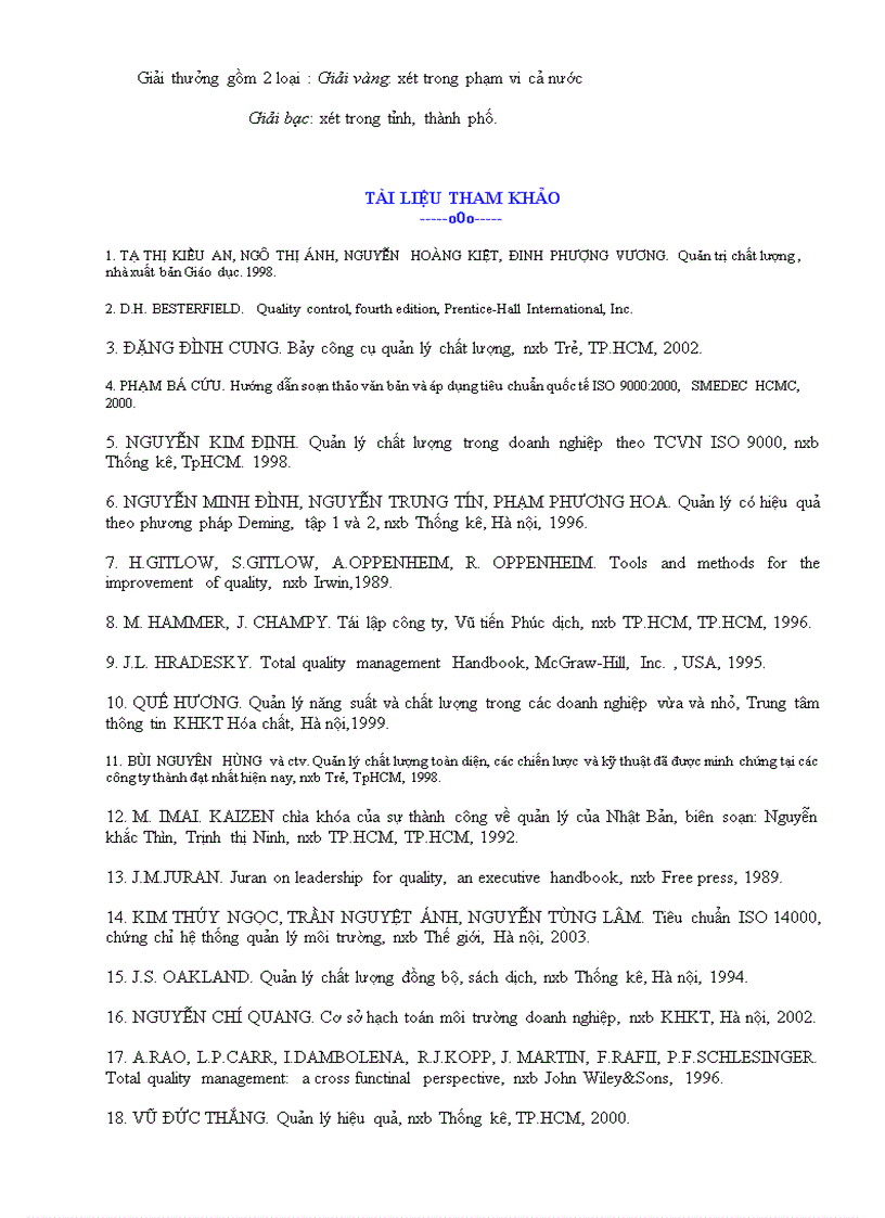 image for page Giáo trình quản trị chất lượng