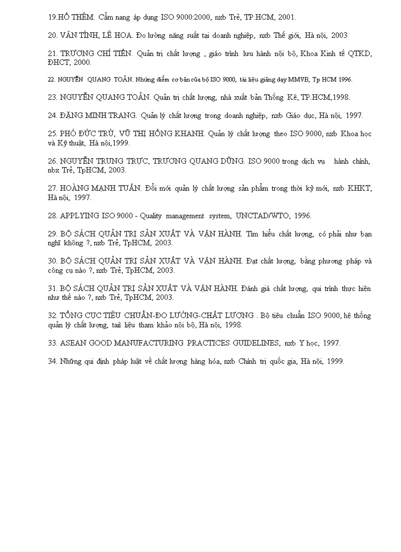 image for page Giáo trình quản trị chất lượng