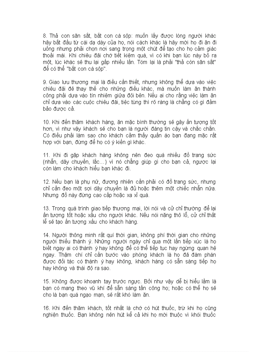 image for page Những điều nên và không nên trong giao lưu thương mại 1