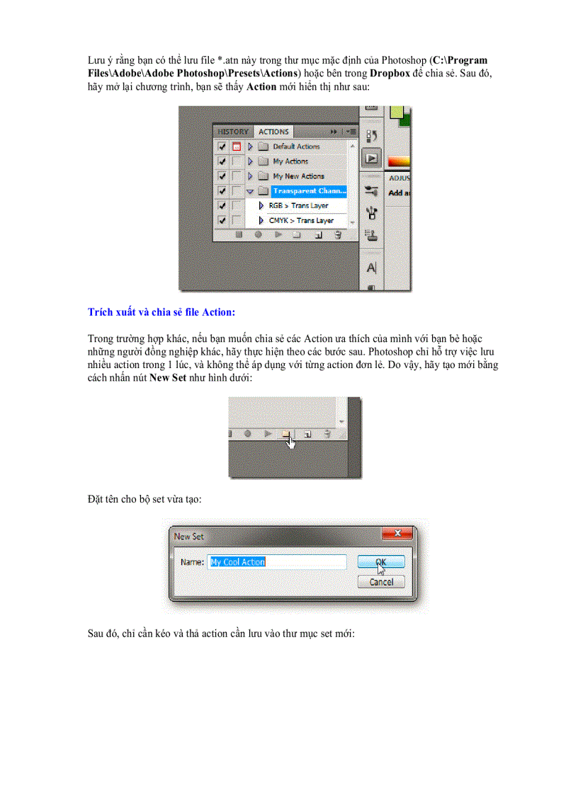 image for page Photoshop Action