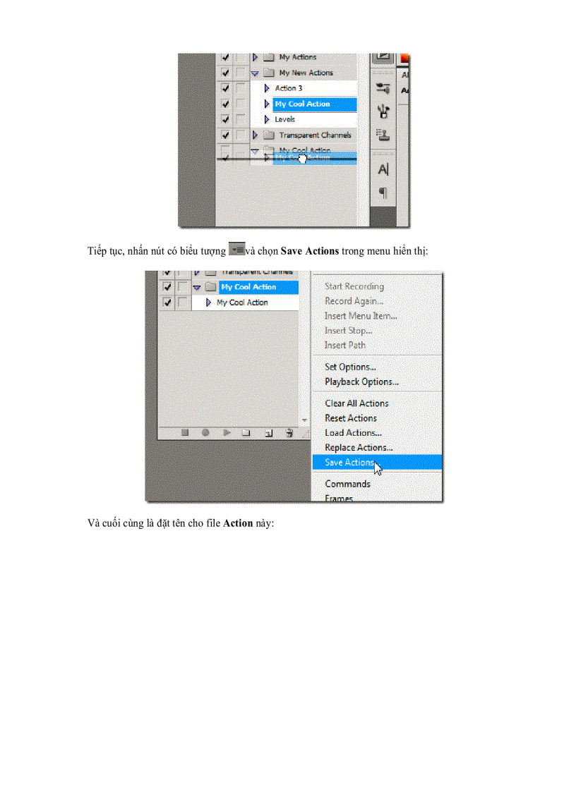 image for page Photoshop Action