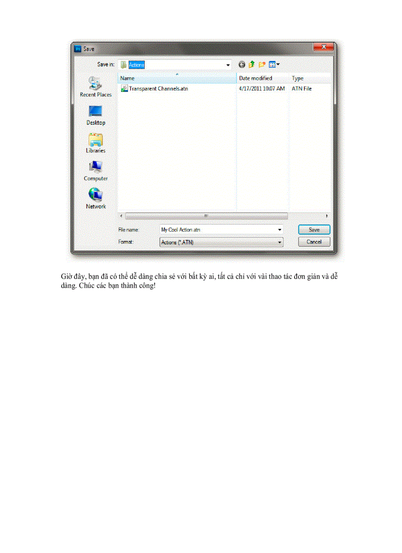 image for page Photoshop Action