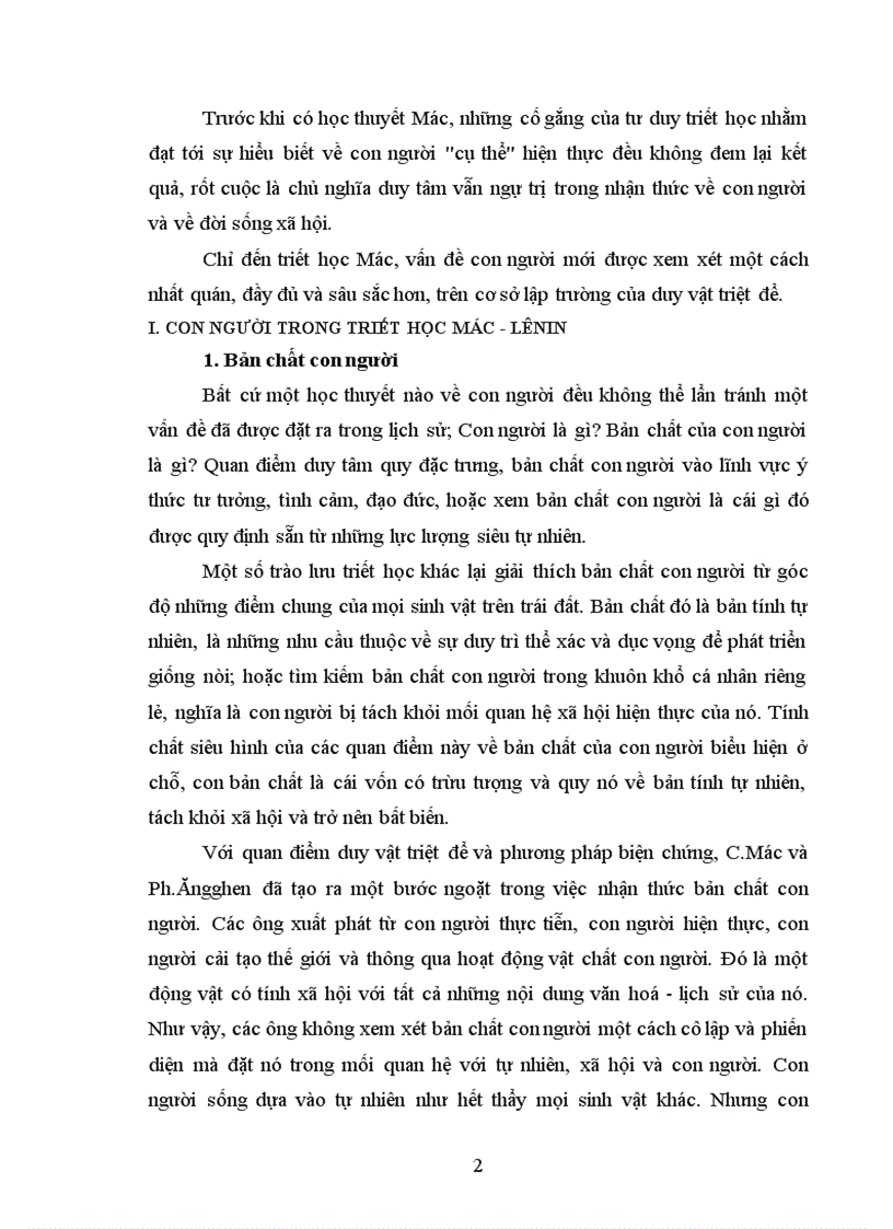 image for page Con người dưới góc nhìn của triết học và vấn đề con người trong quá trình đổi mới hiện nay 1