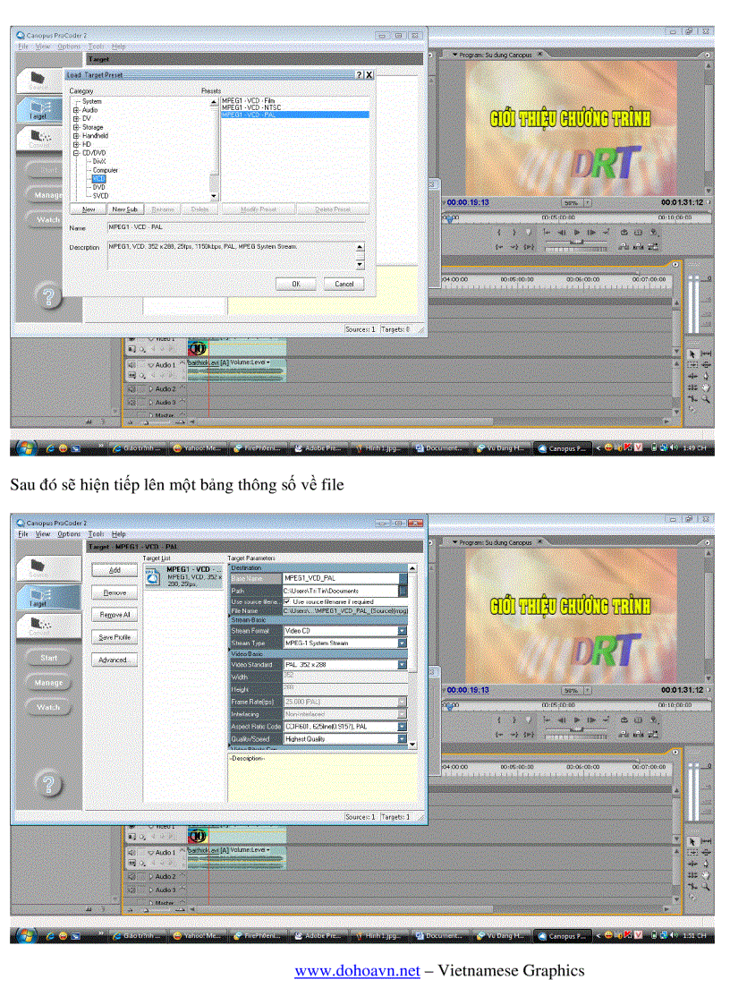 image for page Hướng dẫn sử dụng Canopus Pro 2 0 trong Adobe Premier Pro 2 0