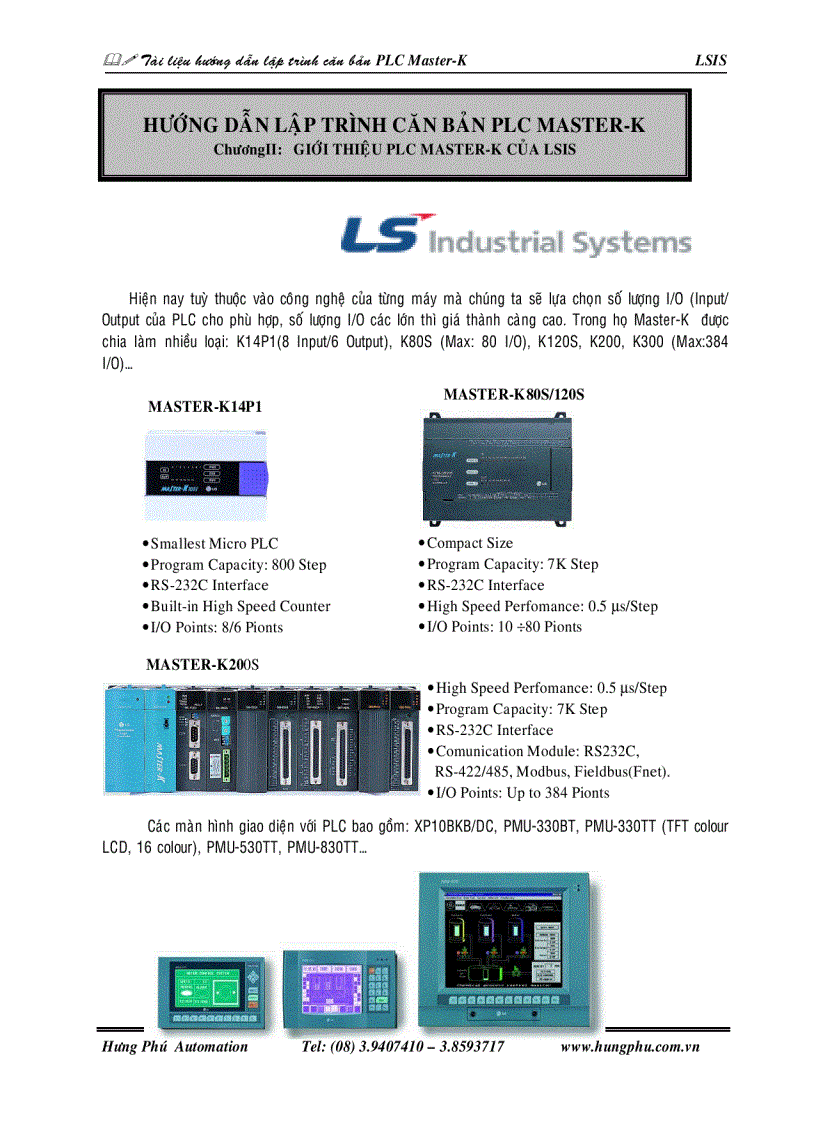 image for page Tài liệu hướng dẫn lập trình căn bản PLC MASTER K