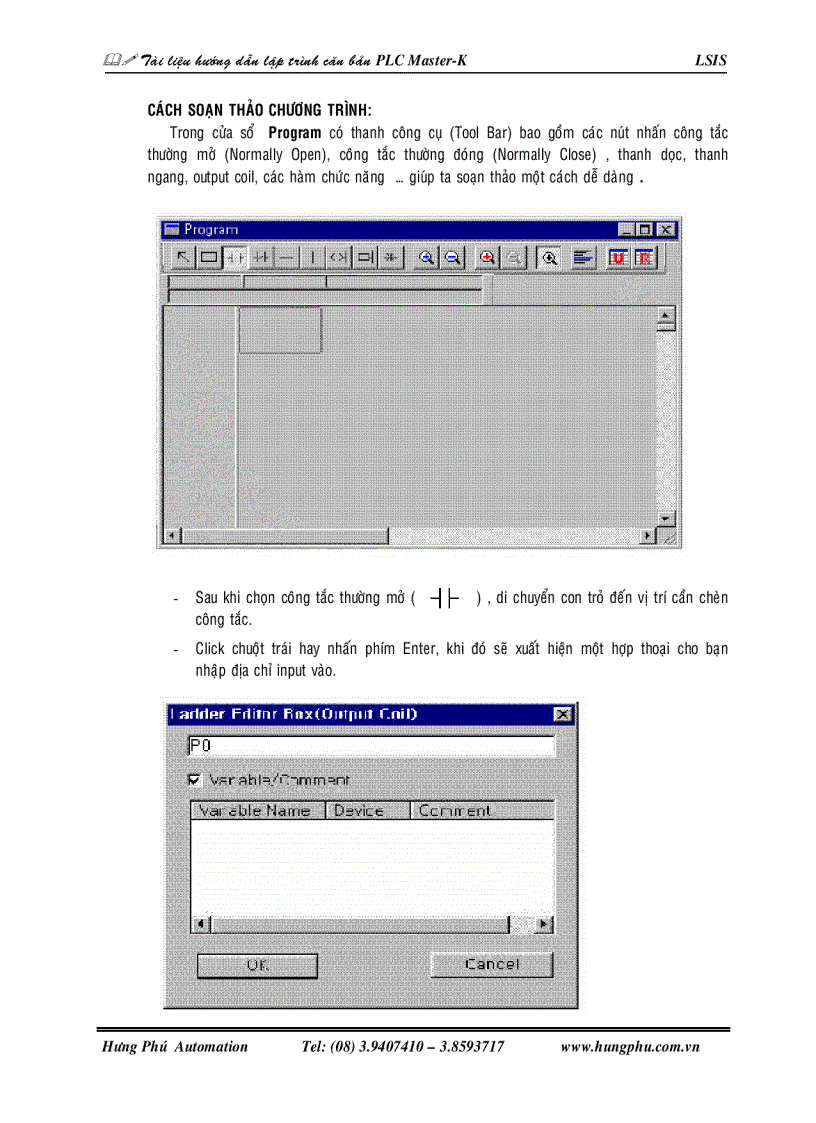 image for page Tài liệu hướng dẫn lập trình căn bản PLC MASTER K