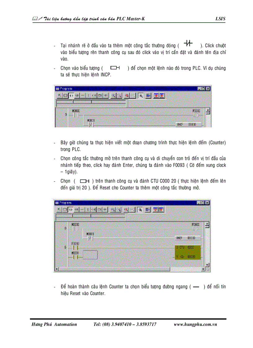 image for page Tài liệu hướng dẫn lập trình căn bản PLC MASTER K