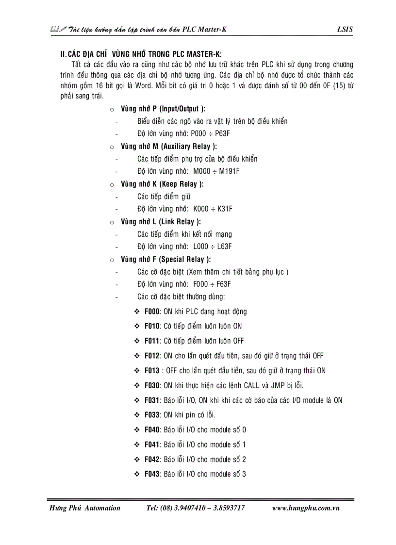 image for page Tài liệu hướng dẫn lập trình căn bản PLC MASTER K