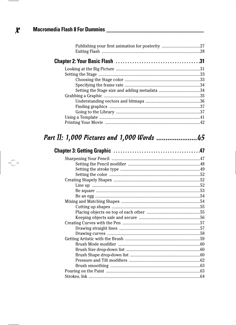 image for page Macromedia Flash 8 for Dummies