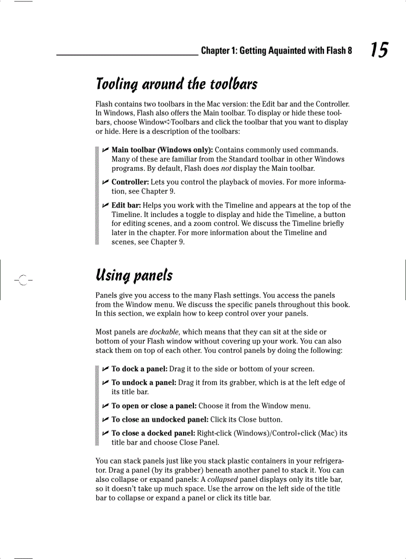 image for page Macromedia Flash 8 for Dummies