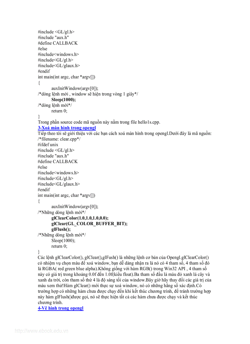 image for page Lập trình Opengl với thư viện AUX