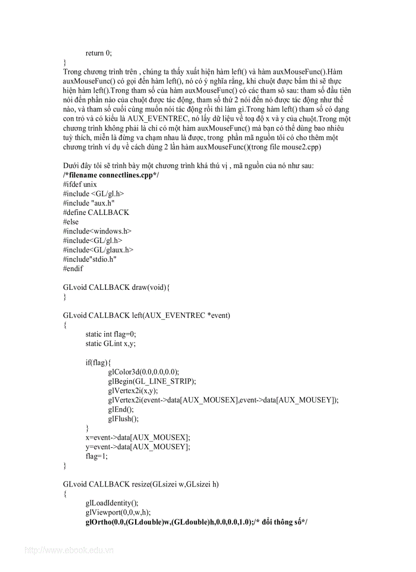 image for page Lập trình Opengl với thư viện AUX