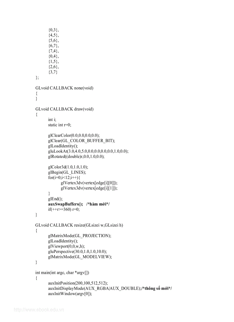 image for page Lập trình Opengl với thư viện AUX