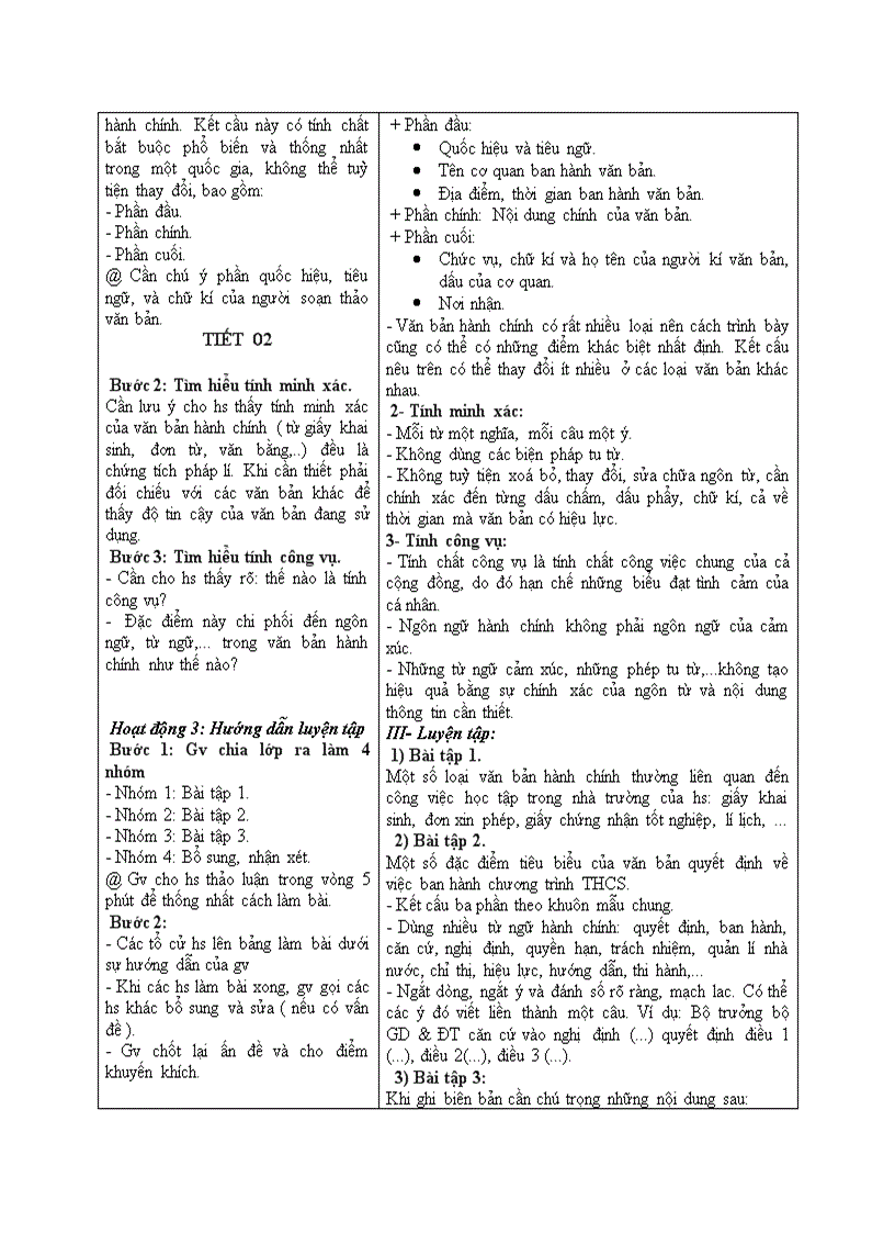 image for page Tiếng Việt PHONG CÁCH NGÔN NGỮ HÀNH CHÍNH