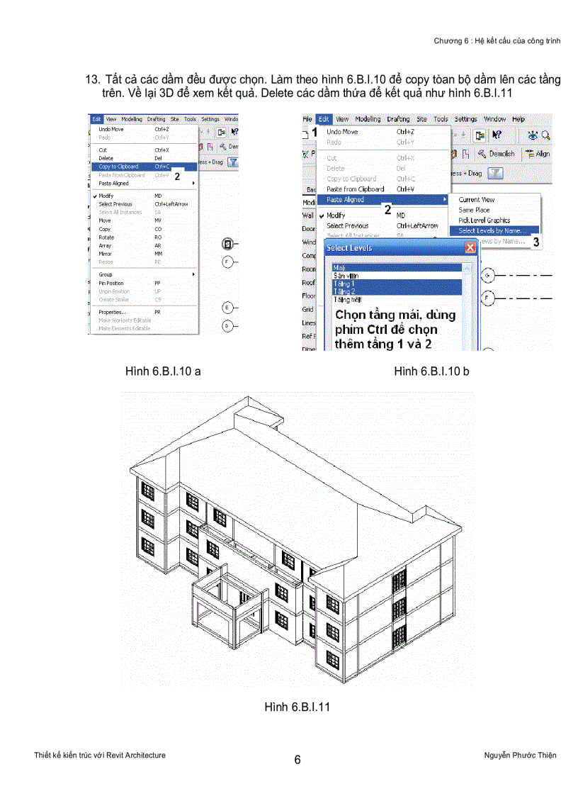 image for page Hệ kết cấu của công trình