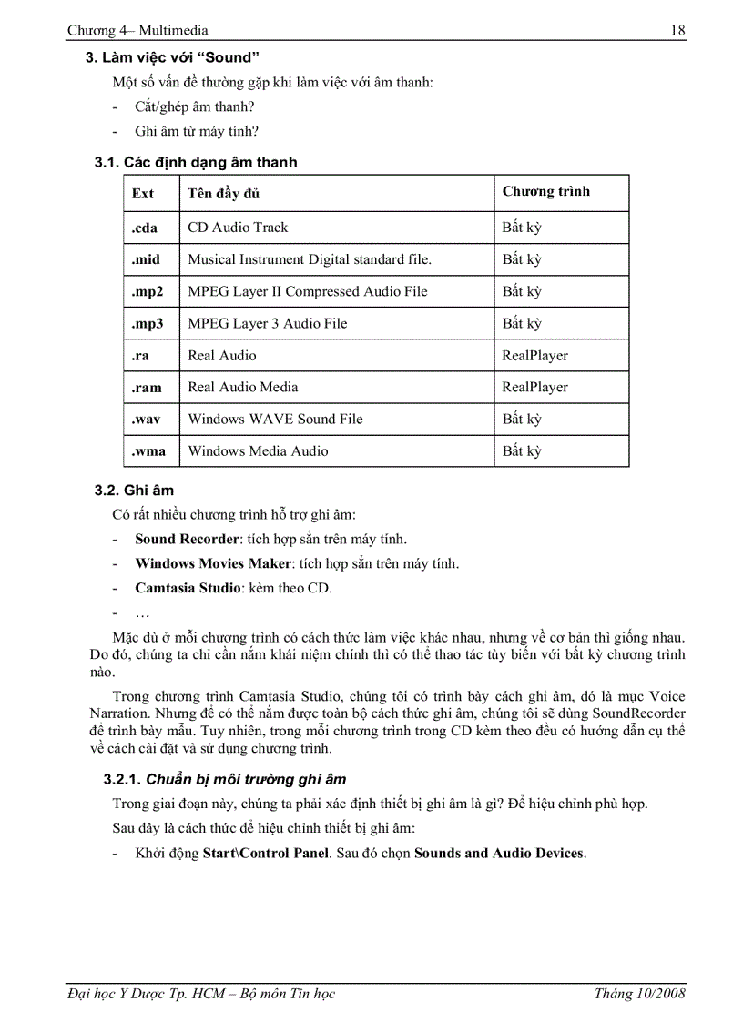 image for page Giáo trình tin học A Chương 4 Multimedia