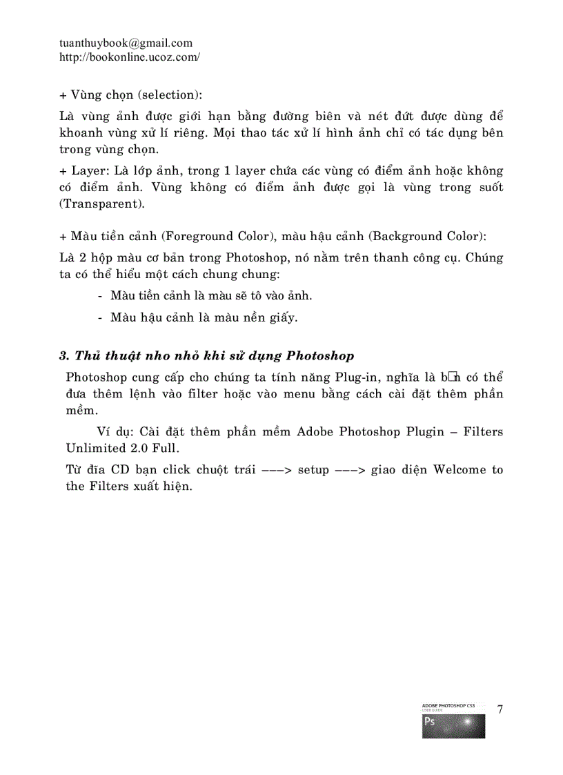 image for page Hướng dẫn học ADOBE PHOTOSHOP CS3