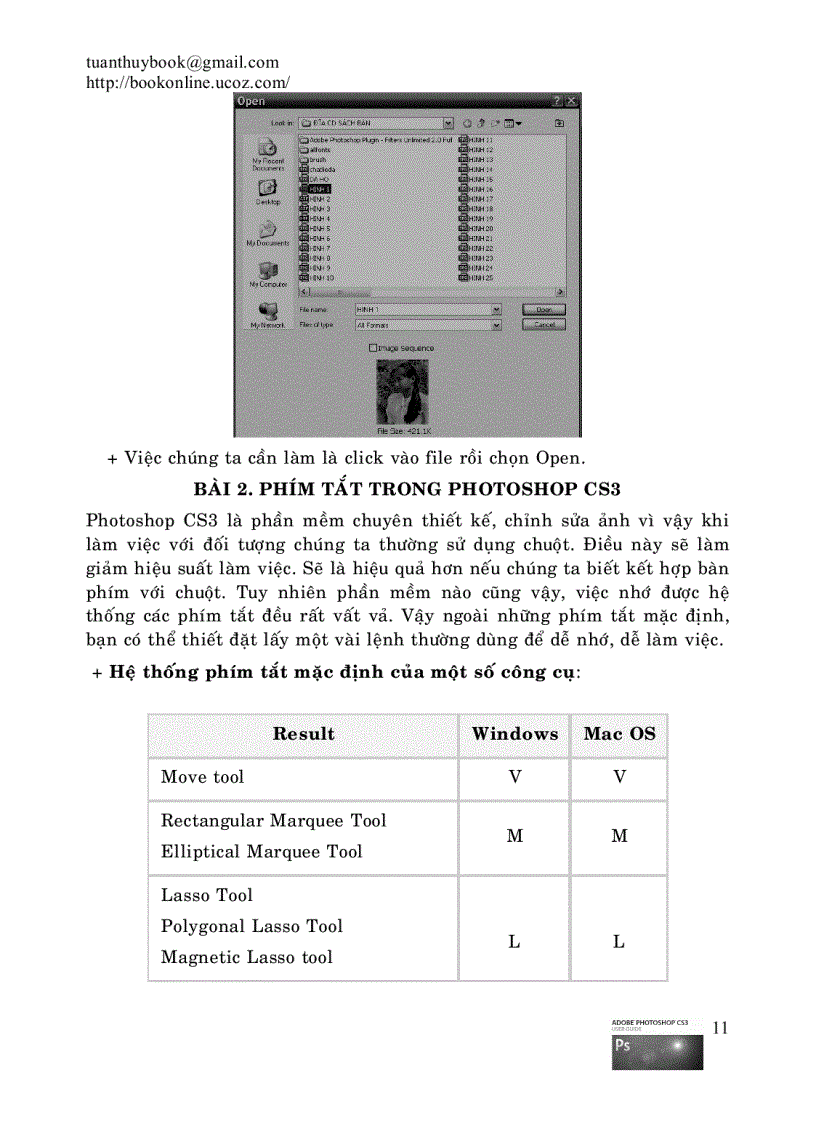 image for page Hướng dẫn học ADOBE PHOTOSHOP CS3
