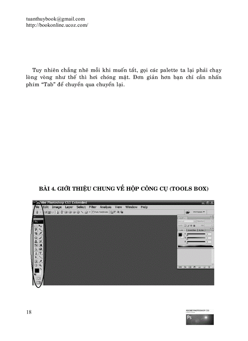 image for page Hướng dẫn học ADOBE PHOTOSHOP CS3