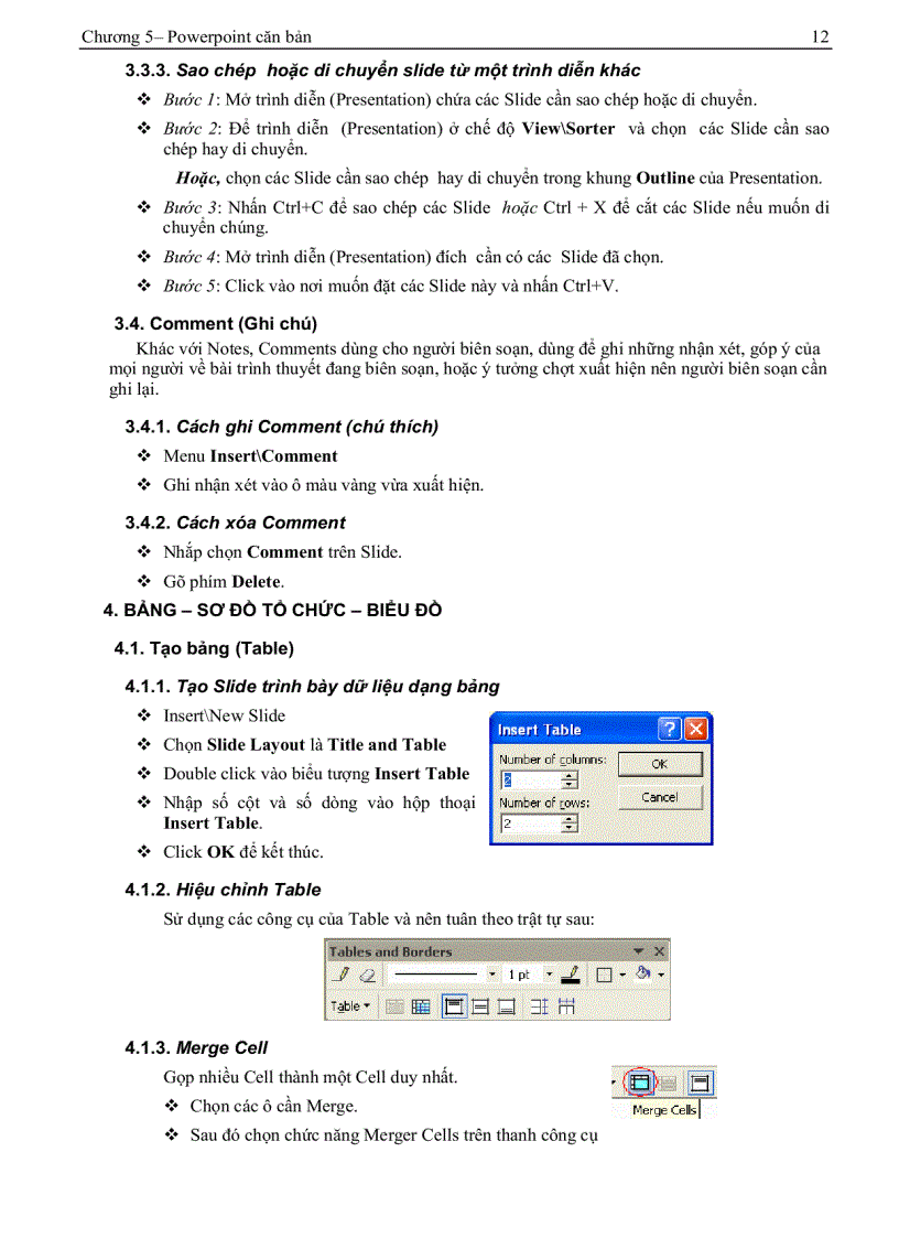 image for page Giáo trình tin học A Chương 5 PowerPoint căn bản