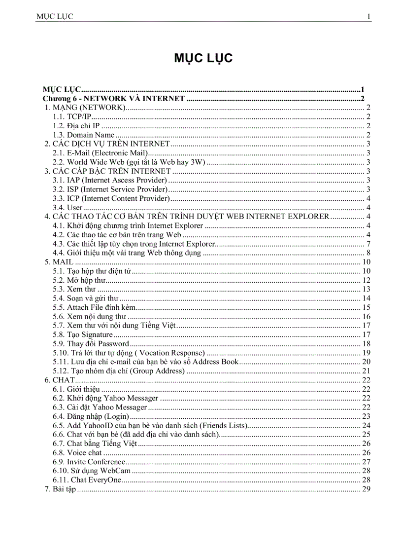 image for page Giáo trình tin học A Chương 6 NetWork và Internet