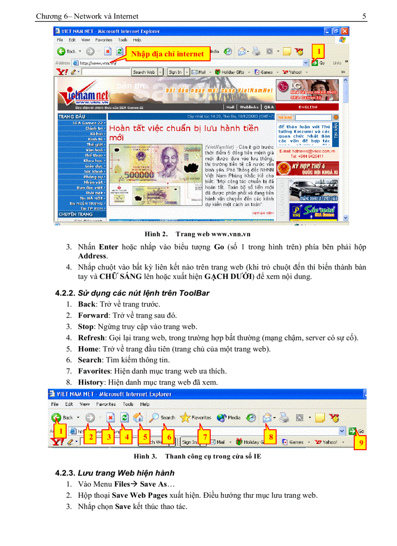 image for page Giáo trình tin học A Chương 6 NetWork và Internet