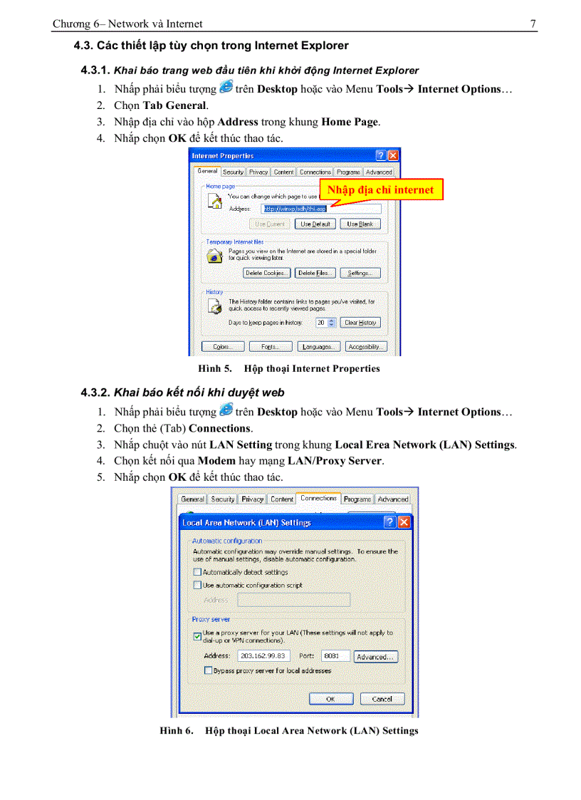 image for page Giáo trình tin học A Chương 6 NetWork và Internet